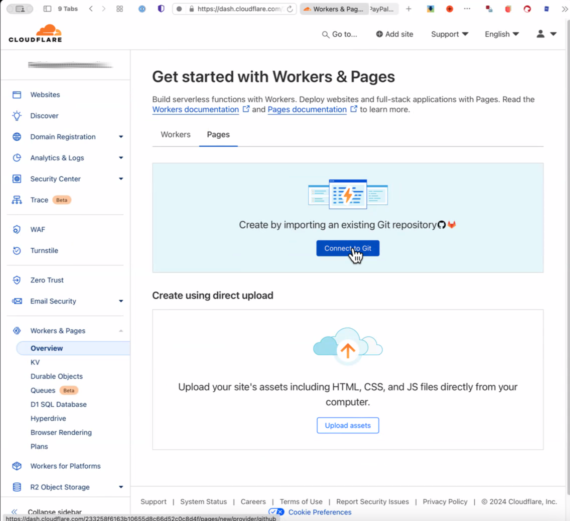 Cloudflare SignUp